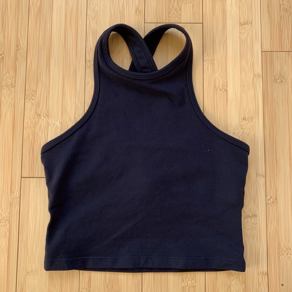 Beyond Yoga Black Studio Crop Tank XS